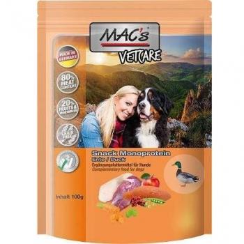 MAC's Dog Mono Snack para perros - Pato 100 g