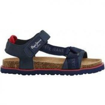 Sandalia Berlin Monday B Pepe Jeans en color azul marino con plantilla de corcho - Modelo exclusivo para niños