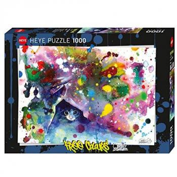 Heye Meow 1000-Piece Puzzle - Lora Zombie Design, Free Colors