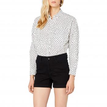 Vero Moda NOS Vmhot Seven NW Dnm Fold Shorts Mix Noos Pantalones Cortos, Negro Black, 42
