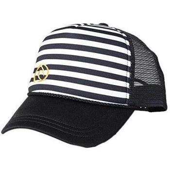 RIP CURL Iconic Stripe Trucker - Gorra, color negro y blanco
