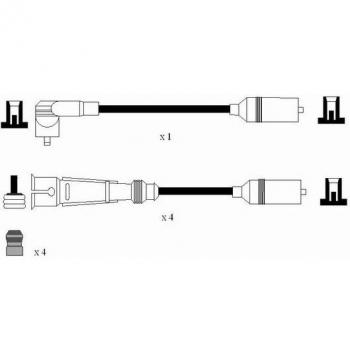 Juego de cables de encendido NGK 0510
