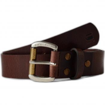 G-Star RAW Men's Dast Casual Leather Belt, Dark Brown, 120 cm