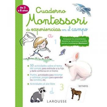 Cuaderno Montessori de experiencias en el campo