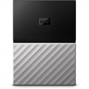 WD My Passport Ultra 2TB - Disco Duro Externo USB Tipo A, 3.1 Gen 1, Negro/Gris
