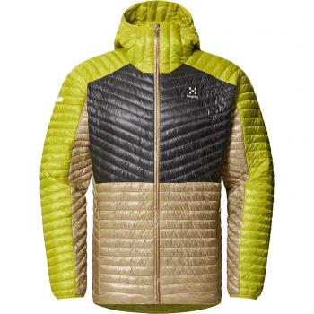 Chaqueta con capucha Haglöfs L.I.M Mimic para hombre en color beige
