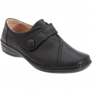 Boulevard Womens/Ladies XXX Wide Touch Fastening Bar Shoes