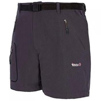 Izas Zalla Pantalones Cortos de Montaña, Mujer, Gris Oscuro, XXXL