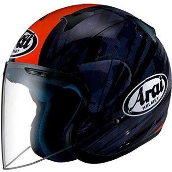 Casco AR2310XSBD Arai Jet SZ-F Blast rojo/rojo, talla XS