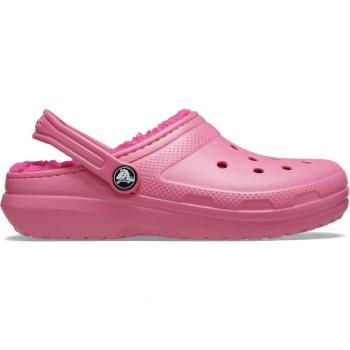 Zuecos de bebés Classic Lined Clog Crocs T rosa infantil - 22-23