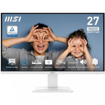 Monitor MSI Pro MP273QW E2 27 QHD 100Hz 1ms IPS FreeSync Blanco