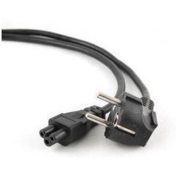 Cable Alimentación 3 metros IEC C5 Conector Forma de Trebol SCHUKO ideal para adaptadores y cargadores