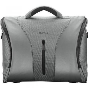 Smartsuit 18884 Crossover - Bolsa mensajero para portátil de 16 color Plata