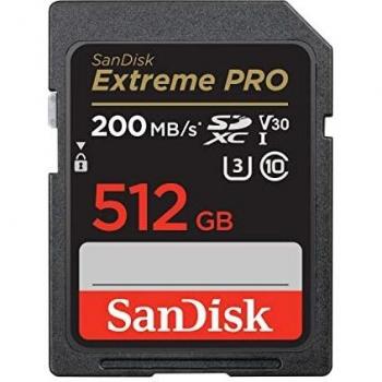 SanDisk Extreme PRO 512GB SDXC Class 10 Memory Card
