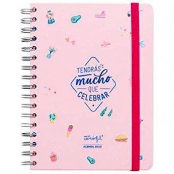 Mr. Wonderful WOA09932ES, Agenda, Tamaño Único, Multicolor