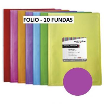 Protegedocumentos opacos Poliplás Grafoplás A4 PP 10 fundas azul