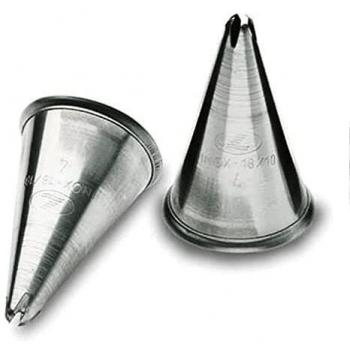 Lacor - 68946 - Pack 6 Boquillas Rosa Inox. 6cm