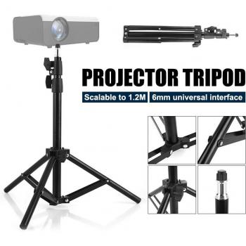 Soporte Telescópico Resistente para Proyector de Aleación de Aluminio, Montaje en Pared para Cine en Casa y Sala de Estar