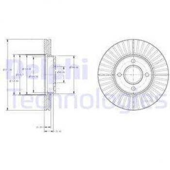 Disco de freno DELPHI BG4117