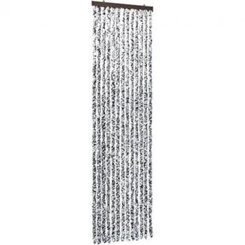 vidaXL - Cortina para Puerta, Cortina de Hilo, Cortina para Puerta, Camping, protección contra Insectos, protección contra Moscas, Caravana, Caravana, Chenilla, 56 x 185 cm, marrón y Beige