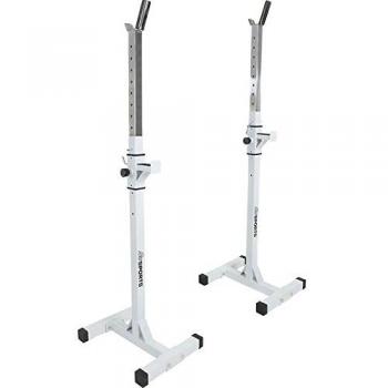 ScSPORTS Langhantelständer Mit Zwei Ständern, Soporte Para Pesas Ndern Stã 113h0010, Blanco, 175 Centimeters