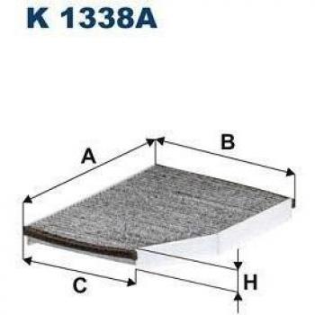 Filtron K 1338A - Filtro, aire habitáculo