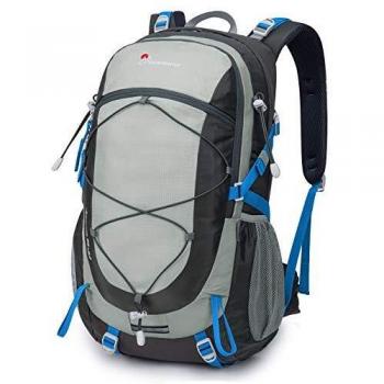 MOUNTAINTOP Mochilas Senderismo 40 litros, Portátil Mochila Trekking Impermeable, Mochilas de Montaña Hombre Mujer para Viajes Acampadas al Aire Libre