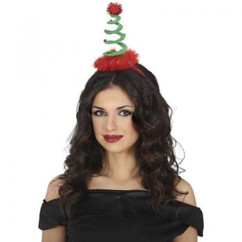 Diadema de Árbol de Navidad en espiral