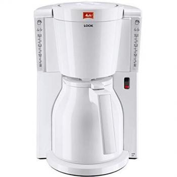 Cafetera de Filtro Melitta Look Therm Independiente Blanca 12 Tazas Semi-Automática