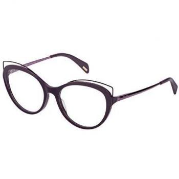 Police VPL930540GBC Gafas, Shiny Violet/Liliac, 54/17/135 para Mujer