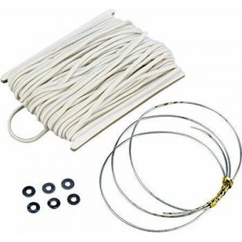 Regatta Pole Repair - Kit de reparación para arcos de tienda de campaña, unisex, color blanco