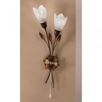 Aplique de Pared CAMPANA con Flor Larga Derecha