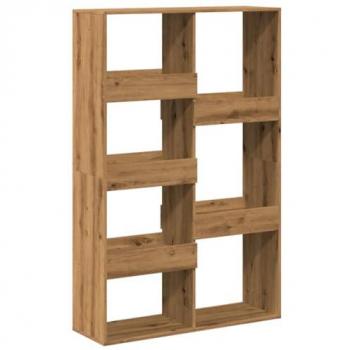 Estantería de madera de ingeniería roble artisan 100x33x155,5 cm Marrón