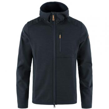 Fjällräven Keb Fleece Hoodie for Men - Dark Navy, Small, 24% Off