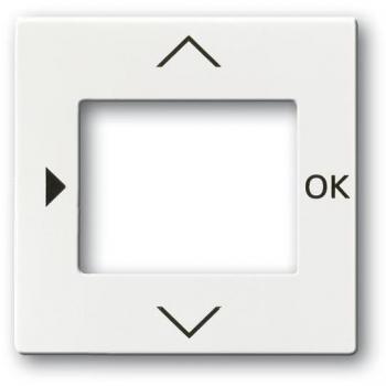 Busch-Jaeger Timer and Thermostat Cover Plate, Studio White, Model 6435-84
