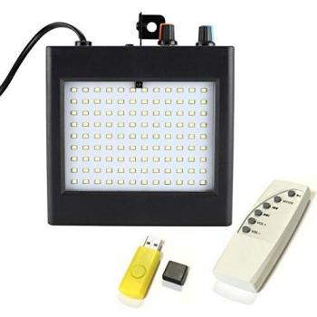 Luz Estroboscópica DJ 108 LED RGB 6 Colores 25W - Negro