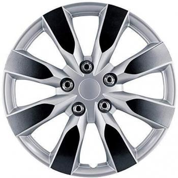 Juego de 4 Tapacubos Arkansas 15 pulgadas Plateado/Gunmetal AutoStyle PP 1425SG