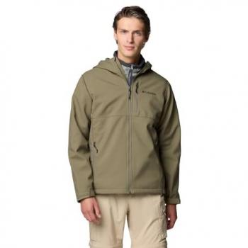 Chaqueta Softshell Columbia Ascender™ II Verde con Capucha para Hombre