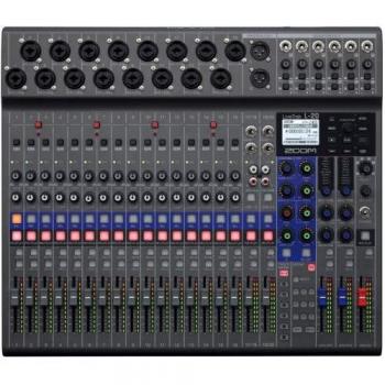 Zoom LiveTrak L-20 - 20-Channel Digital Mixer and Recorder