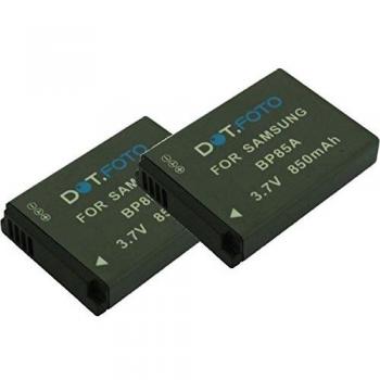 2 x Samsung BP85A PREMIUM Dot.Foto Batería de Reemplazo - 3.7V/850mAh - Garantía de 2 años - para Samsung PL210, PL211, PL221, SH100, ST200, ST200F, ST201, ST201F, ST205F, WB210