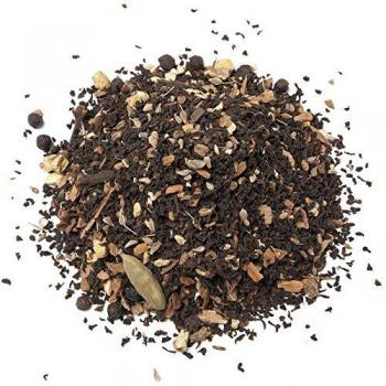 Aromas de Té - Té Chai Negro a Granel con Canela, anís, Jengibre, Clavo, Pimienta Negra, Achicoria y Semillas de Cardamomo, 100 Gr.