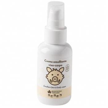 Crema Emoliente Facial y Corporal para Bebés con Oliva y Avena - Biofficina Toscana 100 ml