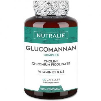 Nutralie Glucomanano Complex Picolinato de Cromo y Colina 120 Cápsulas