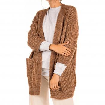 Only 15183928 Chunky 7/8 - Chaqueta de Punto para Mujer Camel S