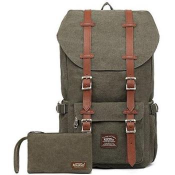 KAUKKO Mochila Unisex para Estudiantes de 17 Pulgadas para portátil de 15 Pulgadas, Mochila Informal, Mochila para Senderismo, 47 cm, 22,4 L,