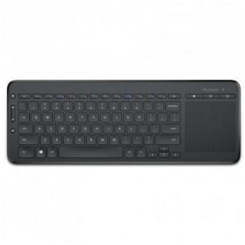 Microsoft All-in-One Media Keyboard N9Z-00011 RF Inalámbrico QWERTY Español con Touchpad Negro