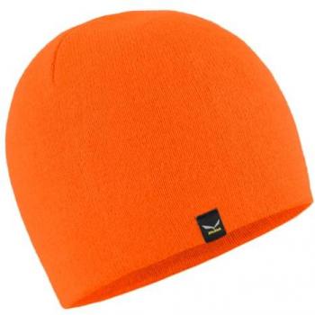 Gorro Salewa Sella Ski Naranja para hombre, material ligero y transpirable, diseño ajustable, ideal para actividades al aire libre y deportes de invierno
