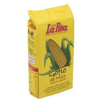 Gofio LA PIÑA Millo (Maíz) Tueste Suave 500 gr. Producto Islas Canarias.