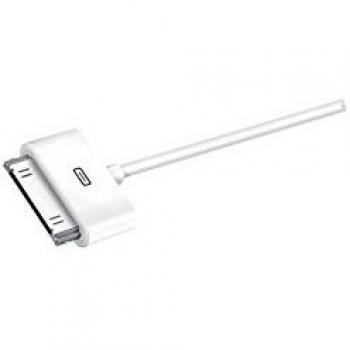 Duracell USB5011W - Cable de Carga y sincronización MFI de 1 Metro con Conector de 30 Pines Compatible con Apple iPhone/3G/3GS/4/4S/ y iPad/2/3, Color Blanco
