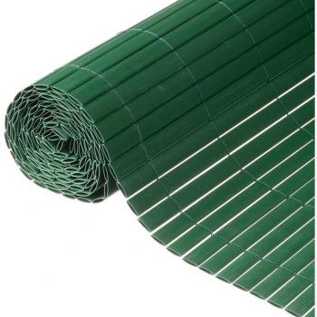 Nature Valla Cañizo de Ocultación Jardín Doble Cara PVC Multicolor